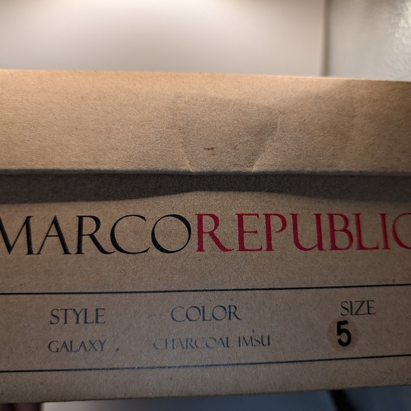 MARCOREPUBLIC Wedge Charcoal Gray Boots / Bootie Size 5 - Picture 10 of 10